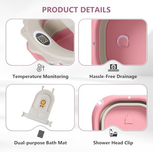 MoreFeel Foldable Baby Bathtub - Image 6