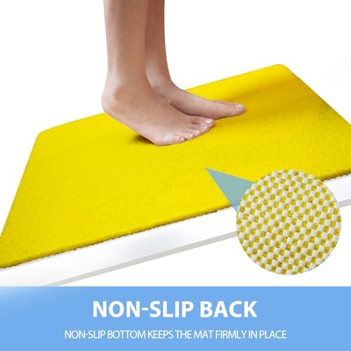 Hargiis Non-Slip Bathtub Mat, 2 Pack Anti Slip Shower Mat, Fast Drying Bathtub - Image 3