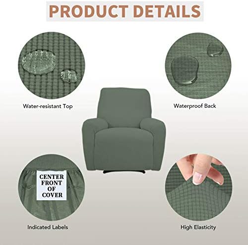 Easy-Going 100% Waterproof Recliner Chair Cover，1-Piece Recliner Slipcover - Image 3
