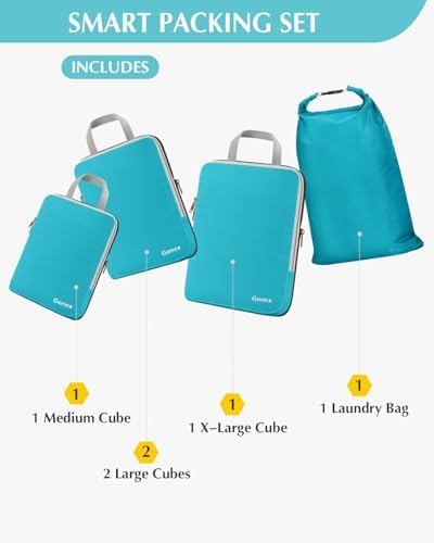 Gonex 5-Piece Compression Packing Cubes - Image 4