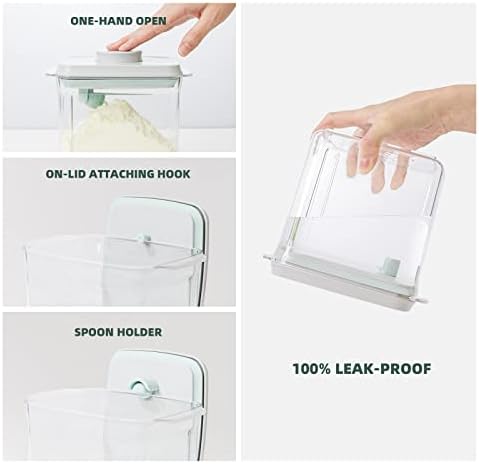 Baby Formula Container, 14oz Airtight Milk Powder Dispenser - Image 4