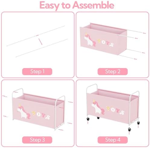 GRANNY SAYS 135L Large Toy Box for Girls, Toy Chest Storage - Image 6