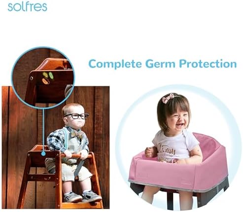 Dual-Belt Baby High Chair Cover, Upgrade Version, - Image 3