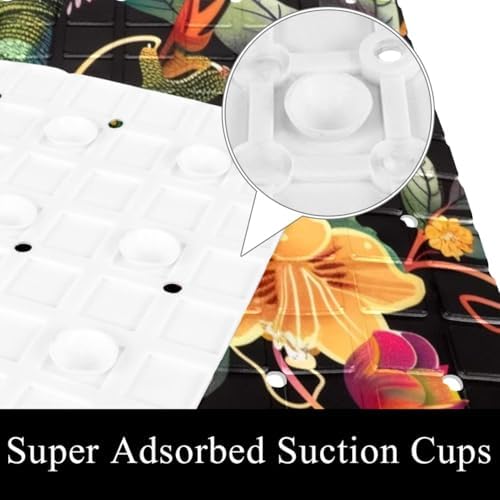 Non Slip Bathtub and Shower Mat 26.8x15.1 inch, Bath Mat - Image 3