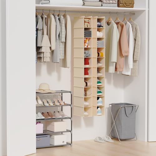 MAX Houser 10-Shelf Hanging Shoe Shelf Organizer - Image 2