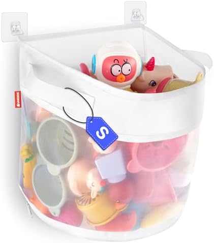 UNEEDE Bath Toy Organizer, 1.55 Gallons Bathtub Toy Storage Organizer by UNEEDE