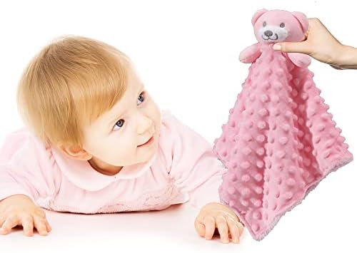 CREVENT Soft Plush Animal Face Security Blankets - Image 4