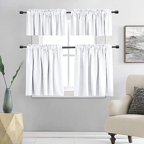 DONREN Pure White Pack of 2 Valances - Image 7