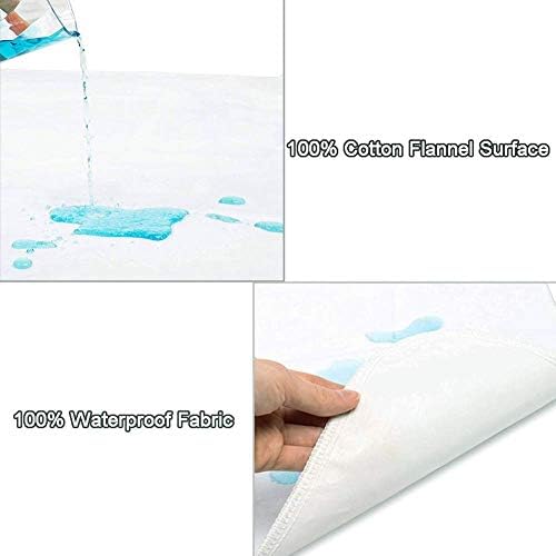 Flannel Protector Pad，100％ Waterproof Mattress Protector Pad, One Size - Image 3
