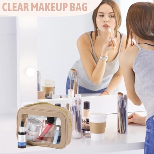 YOPCDJ 3PCS Clear Toiletry Bag, TSA Approved Travel Pouch - Image 2