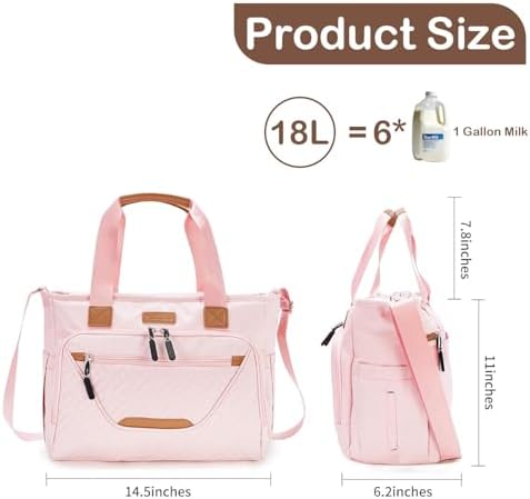 FHELAD Diaper Bag Tote for Women, Baby Diaper Bag 16L - Image 6