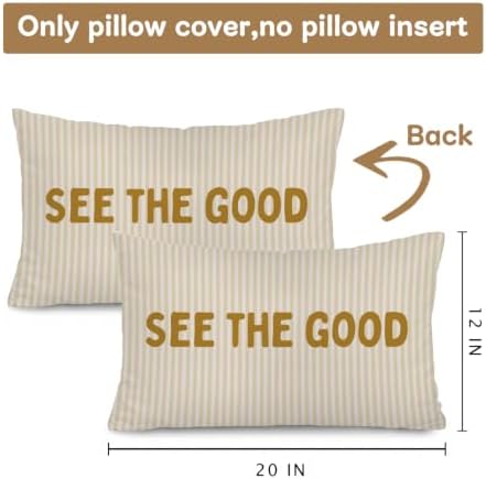 See The Good Inspirational 12x20 Pillow Cover - Image 3