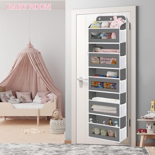 KYEVIS Over The Door Organizer, 5 Shelves Closet Door Hanging Organizer - Image 5