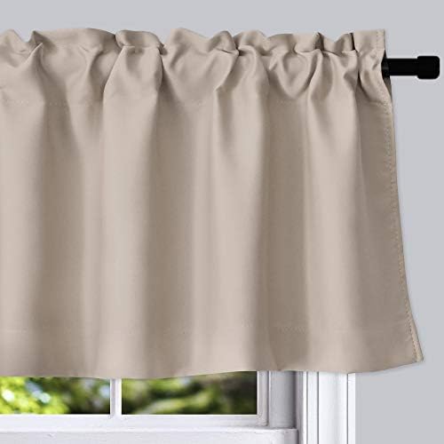 DONREN 2 Pack Blackout Window Valances - Image 3