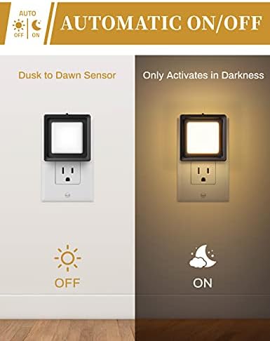 DORESshop LED Night Light, Night Lights Plug Into Wall - Image 3