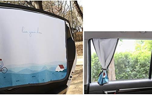 Magnetic Car Sun Shade Curtain for Side Window – Sun Blocker and UV Protector - Image 2