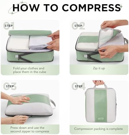 OlarHike 10 Set Compression Packing Cubes - Image 3