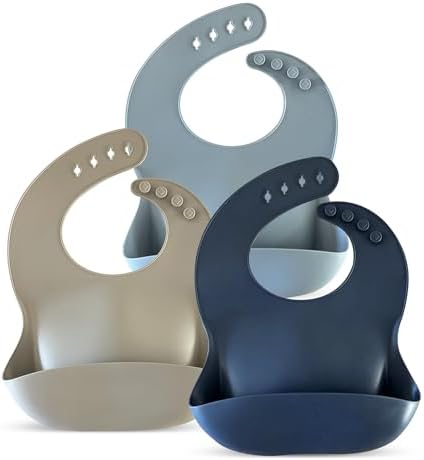 Silicone Baby Feeding Bibs – Waterproof, Soft & Adjustable by Unknown