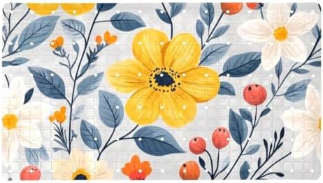 Shower Mat Bathtub Mat, 26.8x15.1 inch, Non-Slip Bath Mat by Anna+Cowper