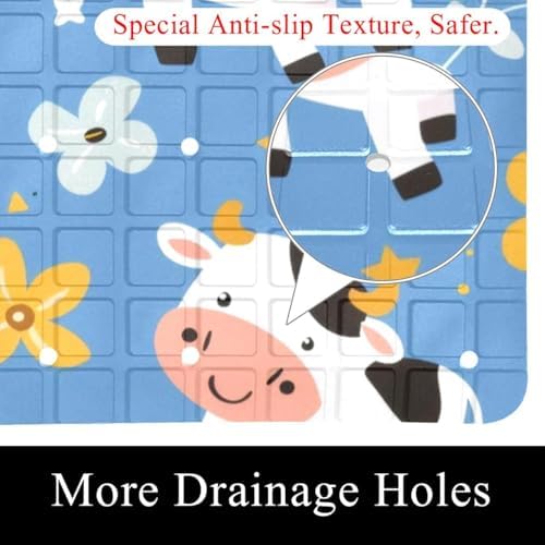 Baby Bath Mat Non Slip 26.8"x15.1" Bathtub Mat - Image 2