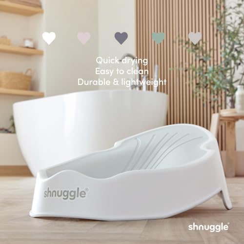 Shnuggle | Newborn Baby Bath Support | Ergonomic Soft-Touch Seat | Lightweight - Image 5