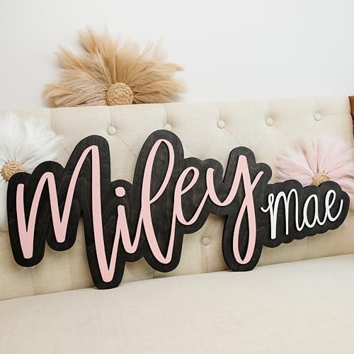 Name Sign for Nursery, Woodland Nursery Decor, Custom Plaque, Nursery Decor - Image 4