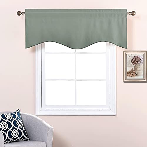 NICETOWN Blackout Kitchen Valance Curtain - Image 5