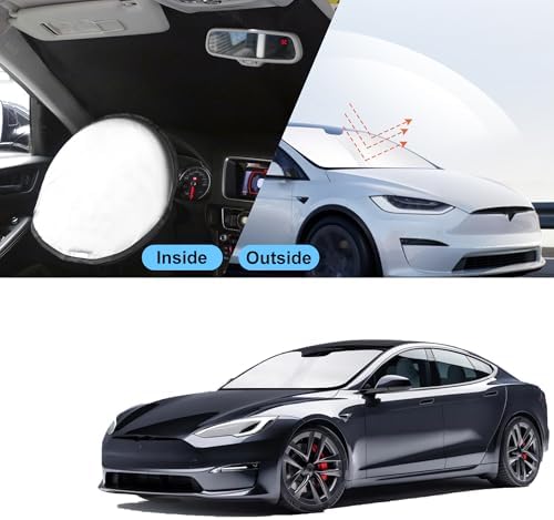 TINGLU Sun Shade for Tesla Model S 2012-2025 2026 Accessories Windshield Sun - Image 6