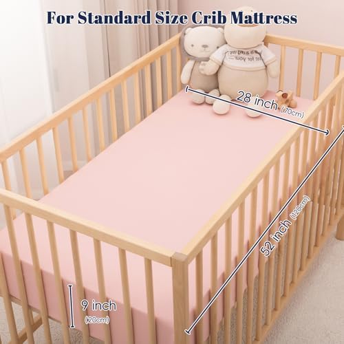 PHF 3 Pack Soft Butterfly Crib Sheets Fitted, Comfy Breathable Baby Sheets - Image 4