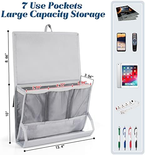 Bedside Caddy Organizer for Dorm Bed Rails - Image 2