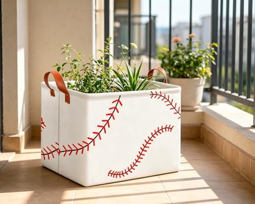 CLOCOR Rectangular Storage Basket Empty, Waterproof Storage Bin - Image 3