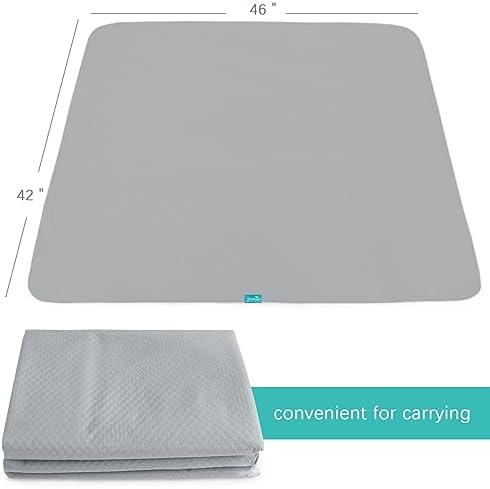 Splat Mat 2 Pack for Under High Chair Waterproof Splash Mat 42''×46'' - Image 6