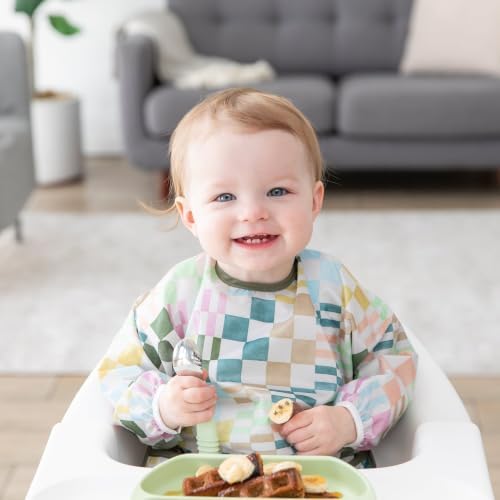 Bumkins Sleeved Bib for Girl or Boy, Baby and Toddler for 6-24 Mos, Essential - Image 6