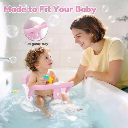 Baby Bath Seat for Babies 6 Months & Up Sitting Up - Image 2