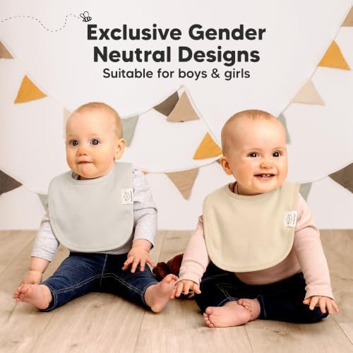 KeaBabies 8-Pack Organic Baby Bibs - Image 6