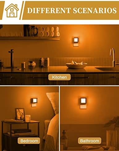 DORESshop Orange Night Light, Night Lights Plug Into Wall Halloween - Image 6