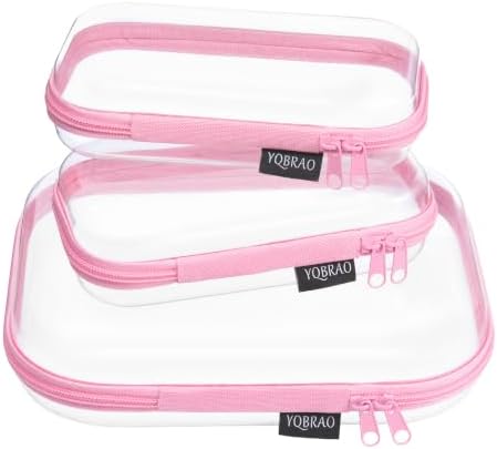 YQBRAO Clear Hard Shell Zipper Organizer Cases by Unknown