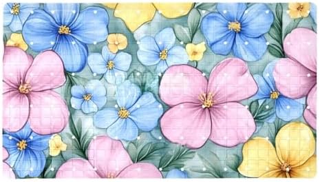 Bathtub Mat Non Slip 26.8x15.1 Inch, Flowers Shower Mat by Anna+Cowper