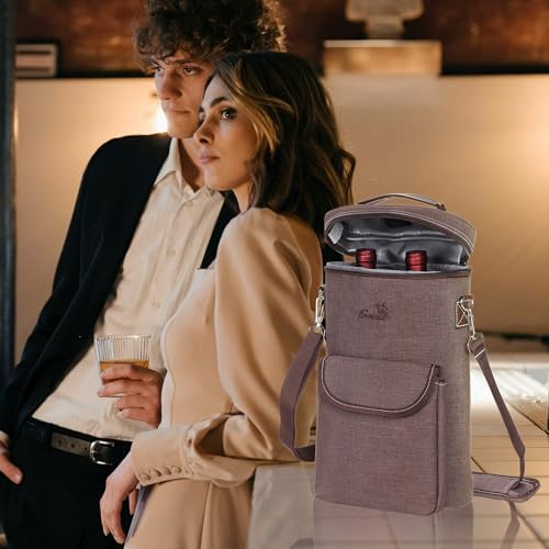 Tirrinia 2 Bottle Wine Cooler Tote Carrier - Image 7