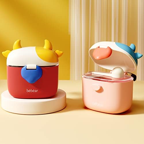 Bebamour Baby Formula Dispenser, BPA Free Portable Milk Powder and Candy Fruit - Image 2