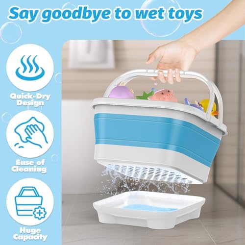 Anivia Foldable Bath Toy Storage Organizer - Image 2