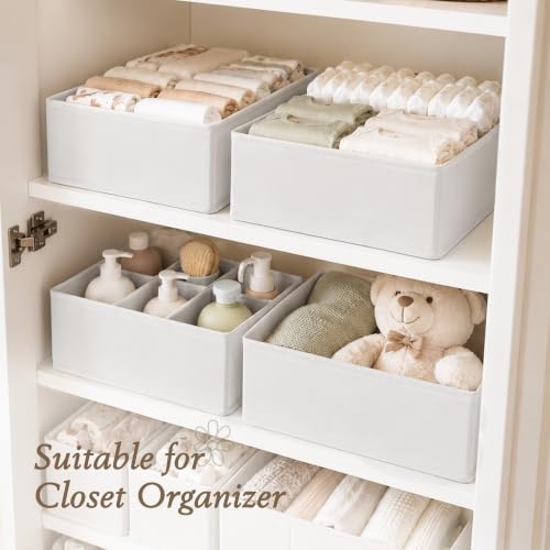 Criusia Drawer Organizer 18-Piece Set, Dresser Organizer - Image 6