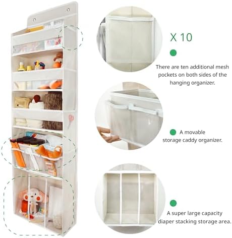 Door Hanging Storage Organizer, - Image 4