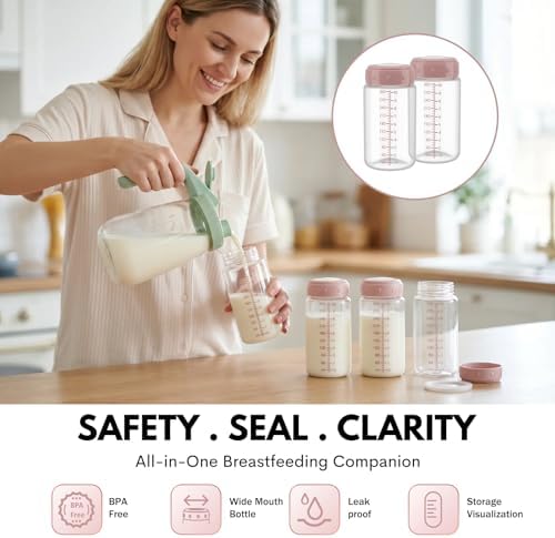 Natural Baby Bottles, BPA Free Breastmilk Storage Bottle - Image 4