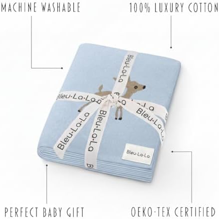 Knit Baby Swaddle Blanket - Image 3