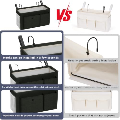 Bedside Caddy Bedside Storage Hanging Organizer - Image 2