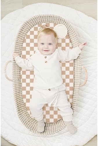 Konssy 2 Pack Muslin Bassinet Sheets - Image 2