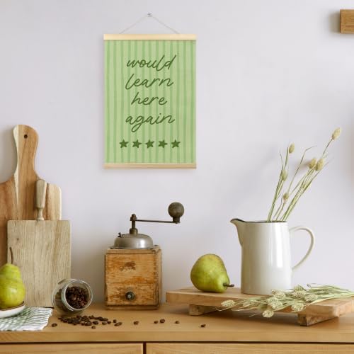 TLESKE Green Funny Classroom Wall Art Decor Poster Hanger Frame 12x16 - Image 6