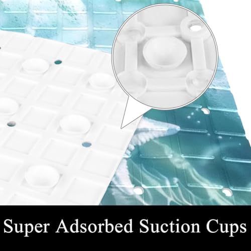 Shower Mat Non Slip, Beach Starfishes Shells Anti Slip Bath Mat - Image 3
