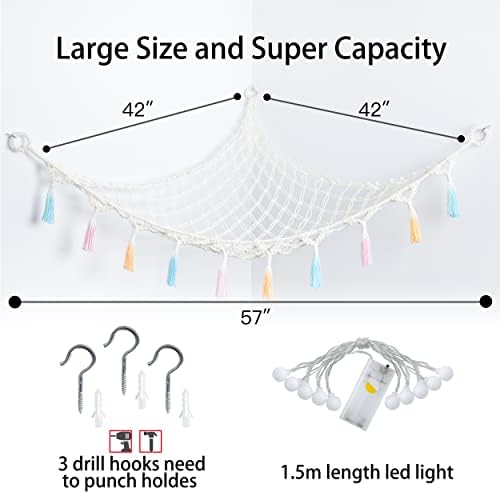 Stuffed Animal Storage Hammock Toy Net - Image 4